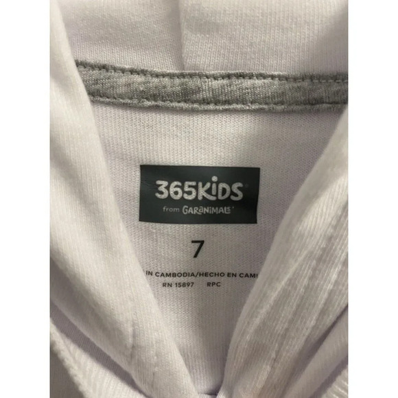 Shark Sequin jersey hoodie boys Short Sleeves Size 7 - Picture 7 of 7